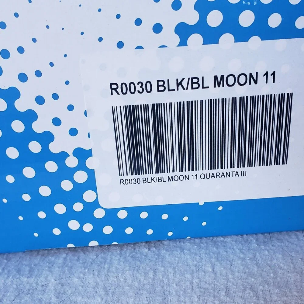 New Lotto Black Blue Moon Sneakers. Men 11 - Picture 2 of 14